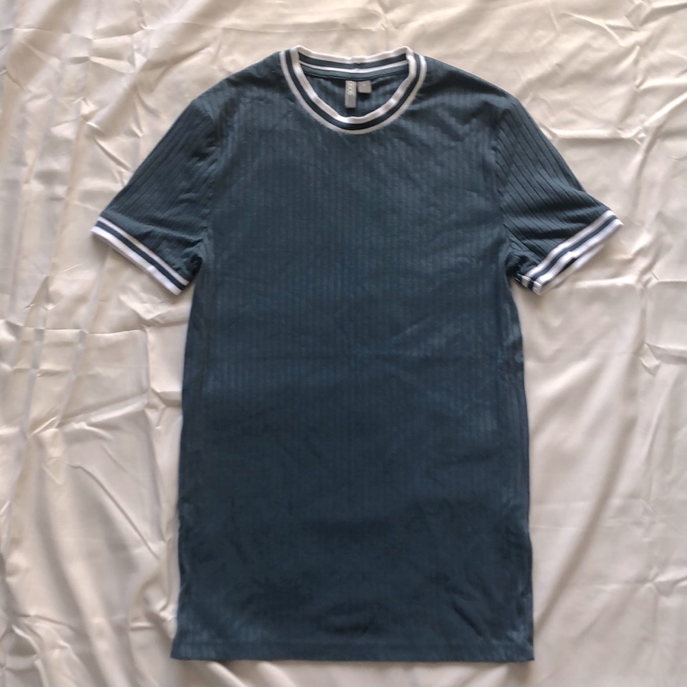 ASOS rib-knit ringer-tee